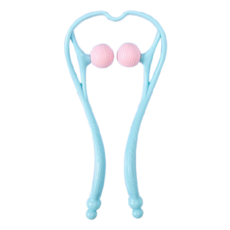 EORIN 경추 목 마사지기, 1개, 하늘색 1개, 하늘색