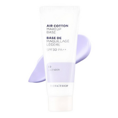 더페이스샵 에어코튼 메이크업 베이스, LAVENDER (라벤더), 1개