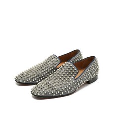 크리스찬 루부탱 중고 데님 스파이크 로퍼