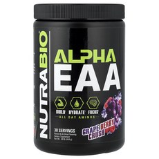 뉴트라바이오랩스 Alpha EAA 그레이프 베리 크러시 444g 0.98lb, 1개, 444.52g