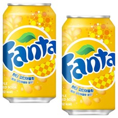 환타 파인애플 355ml x 48캔 24캔x2박스