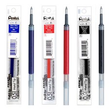 [pen도소매]펜텔 pentel 에너겔 리필심 0.5/0.7mm LR7 LRN5, 0.7mm 메탈팁 LR7 검정
