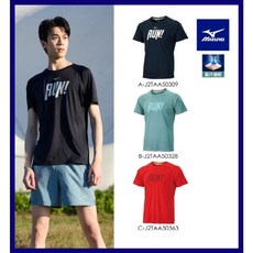 美津濃 Mizuno 男款路跑短袖T恤 (J2TAA50309/J2TAA50328/J2TAA50363) 吸濕排汗 舒適透氣
