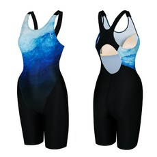 티막 피트니스 4부 여성 실내수영복 GKF1003