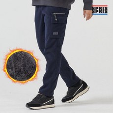 스프리스 방풍 후리스 기본 겨울 기모 카고 팬츠 P24UP5992