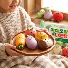 7가지 야채 모양 친구들 찐빵, 6개, 280g