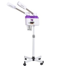 in 페이셜 나노 온냉 스티머 미스트 이온 스티머 페이스 클렌징 10초 스프레이 분무기, Double Tube EU