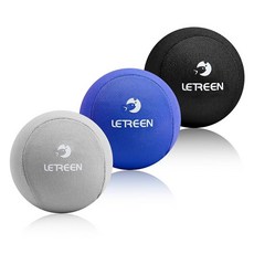 레트린 스트레스 볼 삼중 밀도 볼 및 그립 손 용 스퀴즈 핸드, Black, Sapphire Blue, Grey, 1