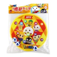 Food超人 趣味標靶黏黏球 親子互動遊戲, 1個, 黃色黏黏球, 黃色