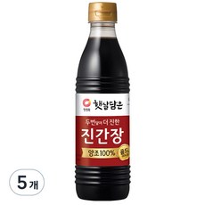 햇살담은 두번달여 더 진한 진간장 골드, 500ml, 5개