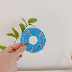 꽥꽥 오리 튜브 사육장꾸미기 파충류 양서류 뉴트 크레 개구리, 1개, 블루