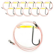 韓國製手工可調段差比目魚Down Shot釣組 12入, 1套