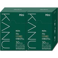 카누 미니 디카페인 아메리카노 30Tx2개, 900mg, 100개입