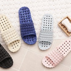 루나버블 욕실화 3color 230-275 여성용 남성용 화장실 욕실 목욕 미끄럼방지 물빠짐 쿠션 슬리퍼 신발, 1세트