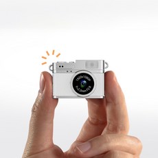 미니 웨어러블 카메라 0.96인치 IPS 화면 1080P HD 비디오 녹화 H.264 압축 포맷 AVI 비디오 펜던트 선물 카메라, WHITE, 1개