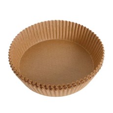 安欣餐廚用品 空氣炸鍋紙 烘焙紙盤, 1個, 空氣炸鍋專用紙, 100個裝, 20cm