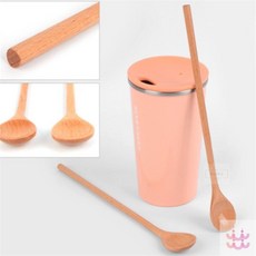 3보급창고 나무 롱 티스푼 2P 커피티스푼