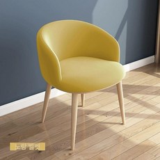 북유럽 가죽 원목, 옐로우 벨벳