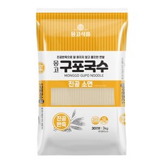 몽고식품 구포국수 진공소면, 3kg, 1개