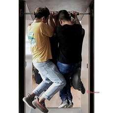 풀업바 문틀 철봉 턱걸이봉 운동 턱걸이 머신 기구 가정용 철봉바 홈트 집에서 실내 프로그nop043, MMSd_S, 1개