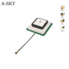 이중 주파수 L1/L5 GNSS 고성능 및 고정밀 포지셔닝 세라믹 안테나 GPS Beidou Navigation UAV, 03 SMA Male elbow