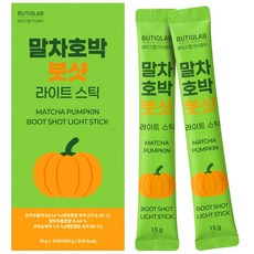 뷰티끄랩 말차 호박 즙 붓샷 라이트 스틱 국산 액상 붓기, 1박스, 150g