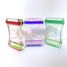 물멍 젤리멍 오일 시계 모래시계, 그린블루