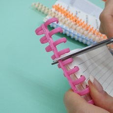 루즈링 클릭링 제본스프링 셀프제본 바인더링 컬러12mm