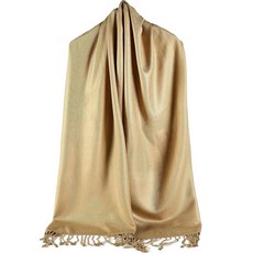 Becolo빨강 단색 플레인 컬러 파시미나 실키 스카프 숄 랩 트윌 우븐 소프트 라지 프린지 포함 10-로열 블루 140997, 50-베이지