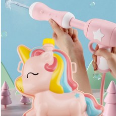 키즈온 유니콘 배낭 물총 2000ML, 핑크, 1개
