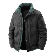 工裝立領亮面短款羽絨服男款沖鋒衣外套