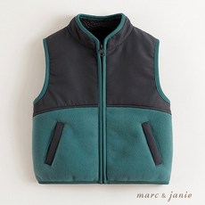 【M&J】兒童 男童 女童 保暖防潑抗風 刷毛背心 Polar100 賞雪 休閒背心 排汗透氣登山背心 TW241107