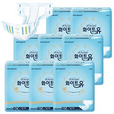 화이트유 남여공용 골드 성인기저귀 대형, 80개입, 1개