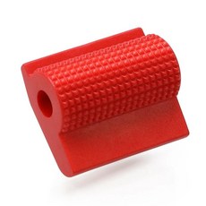 오토바이 기어 시프터 레버 풋 패드 페달 발가락 페그 커버, 2. red