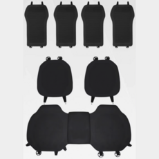 테슬라 모델Y 주니퍼 모델3 통풍 방석 시트, 1개, 블랙 1열 2열 방석 등받이 세트