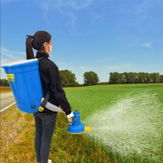 背負式電動施肥器農用多功能撒肥機，后背式全自動撒化肥機，省時省力好幫手, 升級后背12A鋰電+磁高速