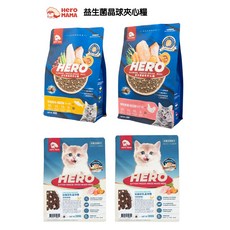 HeroMama 益生菌晶球夾心糧 幼貓 晶球糧 初乳 貓飼料 成貓 全齡貓 益生菌 凍乾, 1個, 夾心糧 深海鱈魚 1.5kg