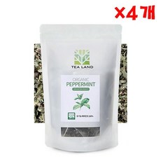 페퍼민트 20티백 X 4개 민트차 대용량 박하차 san+702Ir, 20, 20g, 1, 1g