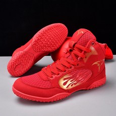 JUN ZUN남성용 복싱화 레슬링화 초경량 통기형 훈련화 격투기 청소년 무술화 내마모성 미끄럼 방지 운동화 7H-YKY16