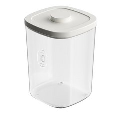 按壓式寵物儲糧桶, 1個, 單色, 10L