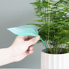에브리띵샵 나뭇잎 급수 보조기 화분꾸미기소품, 연두
