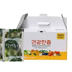 건강한즙 양배추즙 100ml 50개입 50봉 50포 1박스, 1개