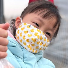 악동이네 새부리형 아기마스크 목걸이 입체형 영아 베이비 유아마스크 KC인증, S(유아)러버덕(밤부), 러버덕, 1개, 1개입