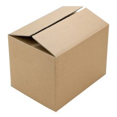 三層紙箱 瓦楞紙箱 快遞箱 搬家宅配箱 紙盒, 卡其色, 1個