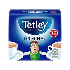 Tetley 티 80개 티백 6개 팩, 80개입