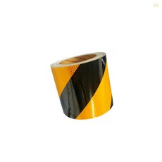 다올 벌집무늬 반사 테이프 사선 황흑색 75mm x 10M