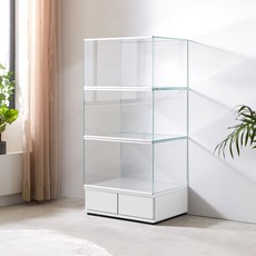 모듈형 레고장식장 600 유리 진열장, 샤인 60 x 45 x 35  1문, 1단