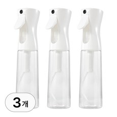 투데이리빙 3p 세트 안개 분사 압축 분무기 4세대 업그레이드 미스트 용기 스프레이 공병, R89142B(투명, 300ml, 3개