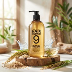 바이옴액티브 두피청소 정수리냄새제거 헤어리페어9 현미식초 스칼프 n 헤어 린스 350ml, 350ml x 1개