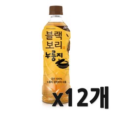하이트진로 블랙보리 누룽지 음료, 520ml, 12개